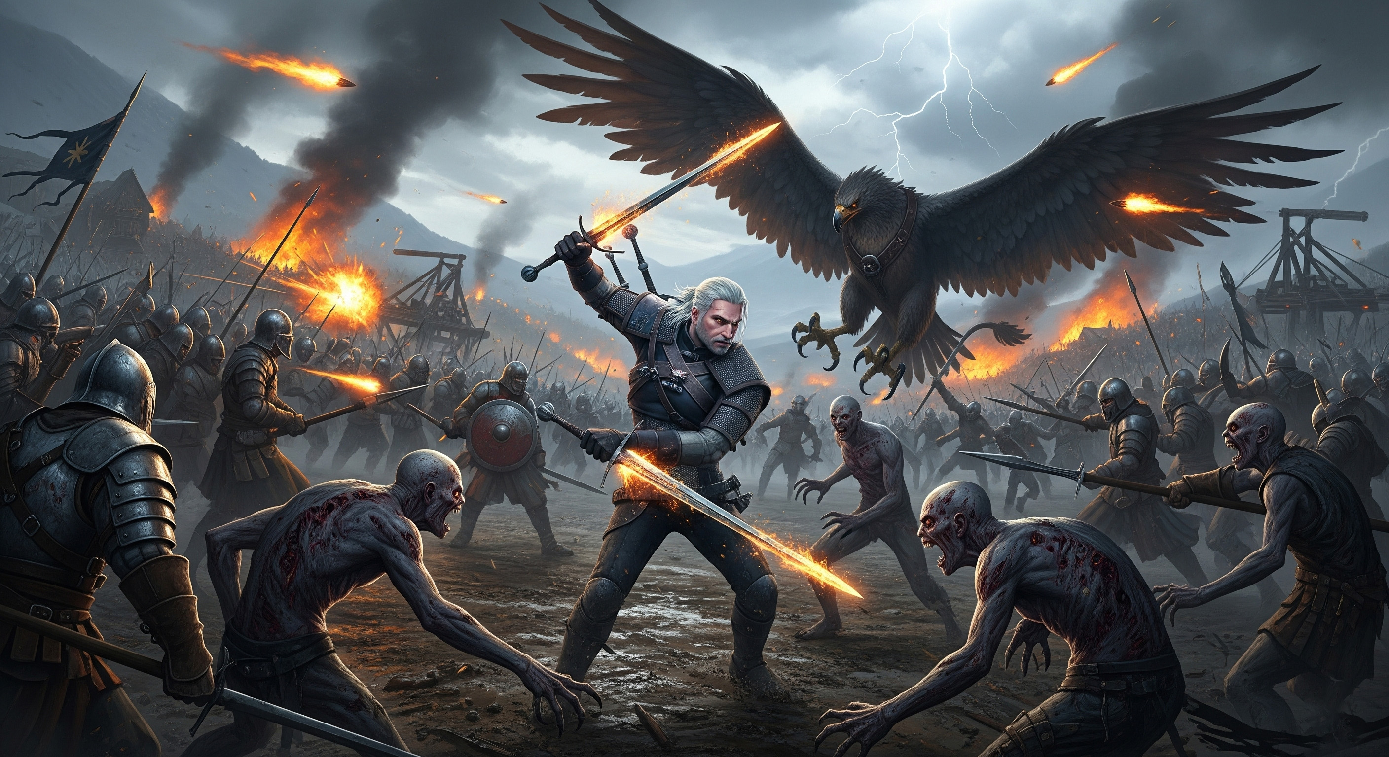 Ilustrasi Dunia The Witcher 3